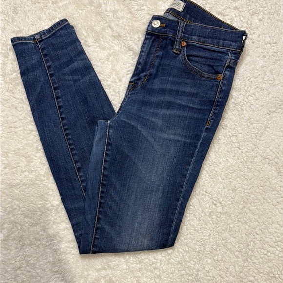 MADEWELL | SIZE 25 | HIGH RISER SKINNY | Women's Blue Jeans - Picture 1 of 8